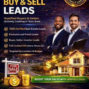 Real Estate Buy & Sell Leads